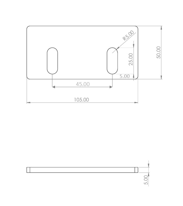 Termoizoliacine tarpine 105x50x5