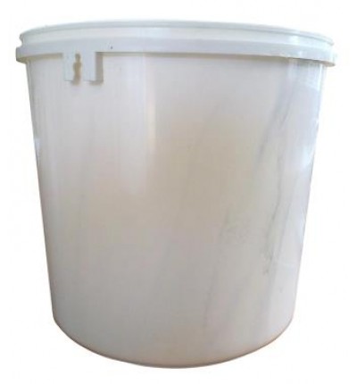 Bucket 10l colourful without handle and cover 25 pcs.